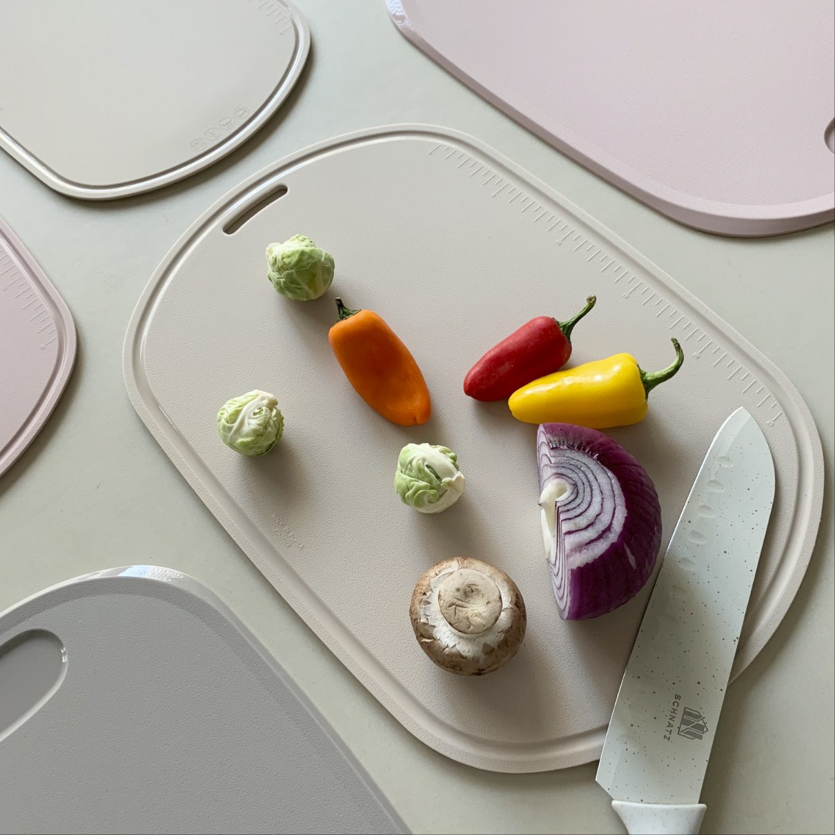 리브야 국내생산 플래티넘 실리콘 도마, 모노그레이, 1개 16,800원