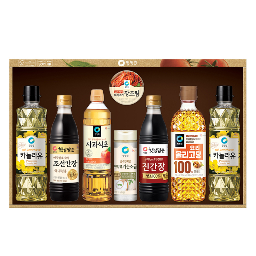 청정원 행복 2호 세트 + 쇼핑백, 1세트 29,600원