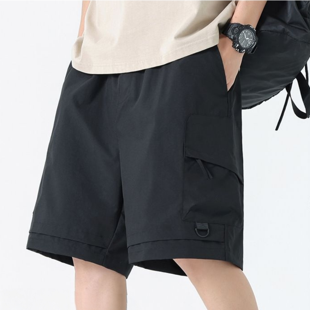 케이옵티마 남자 루즈핏 밴딩 포켓 비침없는 반바지 20,000원