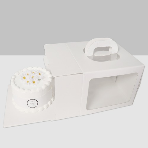 [대량할인] 아임팩킹 사각 창문 케이크 박스 3호_화이트(200mm(h)), 50개, 3호 화이트 200mm 70,000원