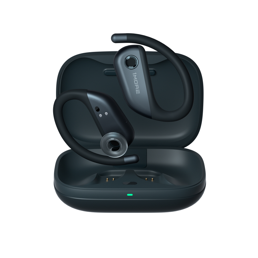 1MORE 귀에거는 오픈형 이어폰 블루투스 5.3 초경량 무선이어폰 IPX7 방수, 그레이 129,000원