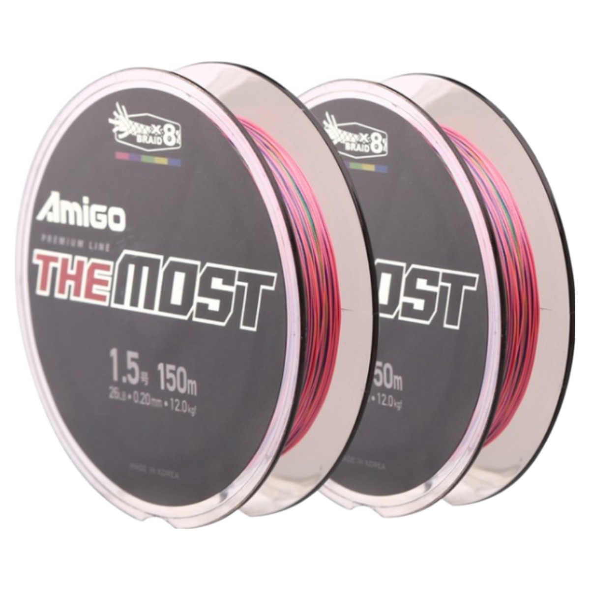 아미고 더모스트 8합사 PE 낚시줄, 250m, 0.6호, 1개 51,000원