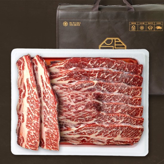 LA갈비 세트 2.4kg 꽃갈비 6 7 8번 미국산 초이스등급 소갈비 구이용 프리미엄 명절 홈파티 소고기 선물세트 [냉동] 159,900원