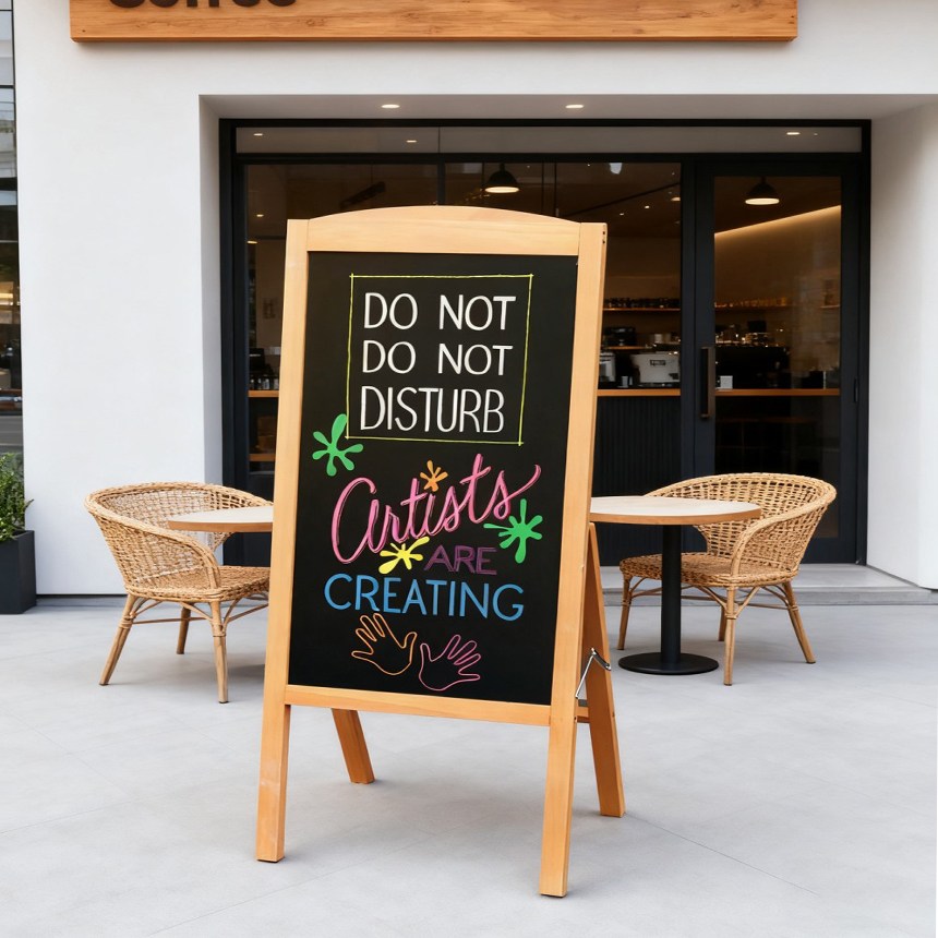 단면 칠판 블랙보드 이젤형 입간판 스탠드 메뉴판 카페 학원 47,310원