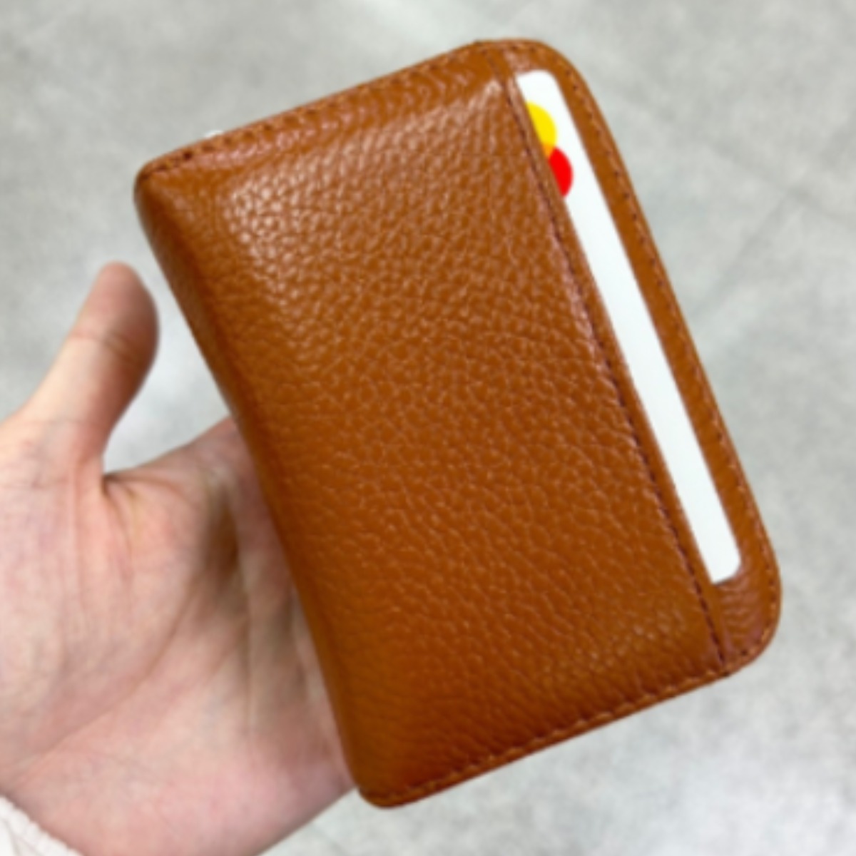 레송 아코디언 카드지갑 20칸 소가죽 RFID 해킹방지 교통카드 12,000원