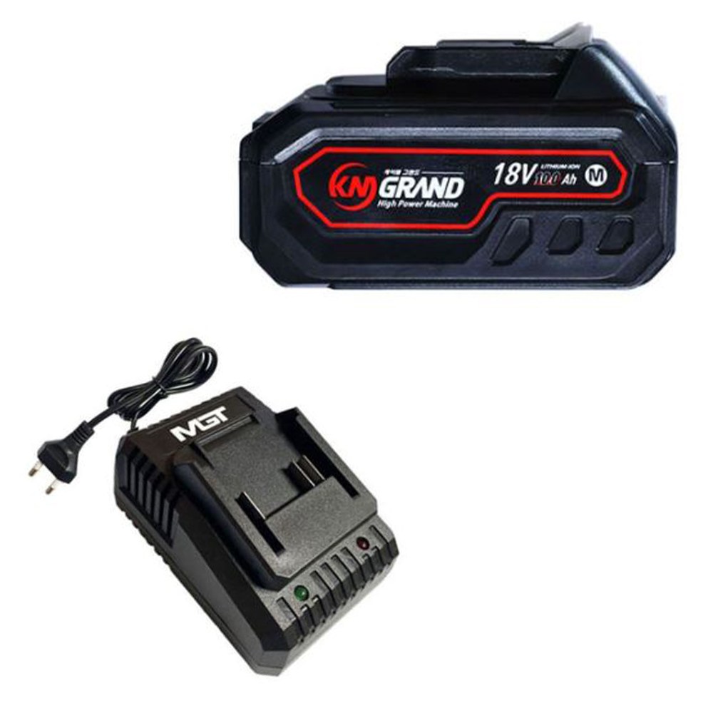 마끼다 18V 배터리 호환 10Ah 케이엠그랜드 KC인증 밧데리 3A 고속 충전기 세트, 1개 132,000원