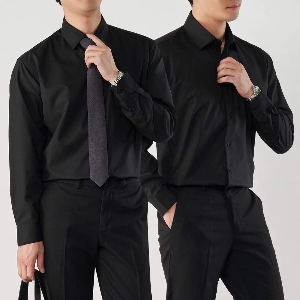 팀스핏 남성용 구김 방지 스판 긴팔 셔츠 정장셔츠 결혼식 셔츠 정장셔츠 24,900원