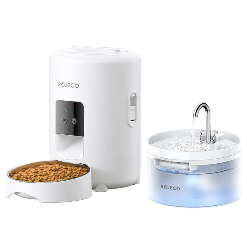 로제코 반려동물 스마트 자동급식기 + 급수기 세트 49,500원