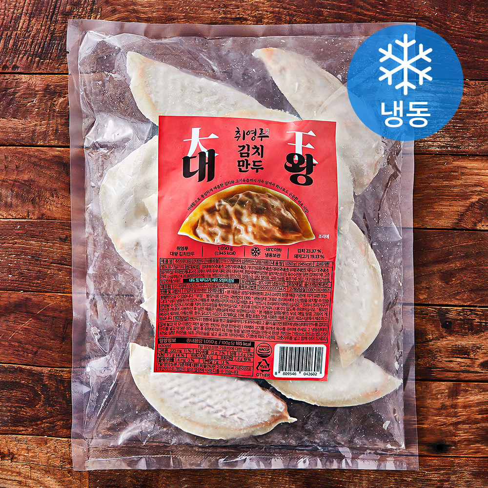[로켓프레시] 취영루 대왕김치만두 (냉동), 1.05kg, 1개 16,830원