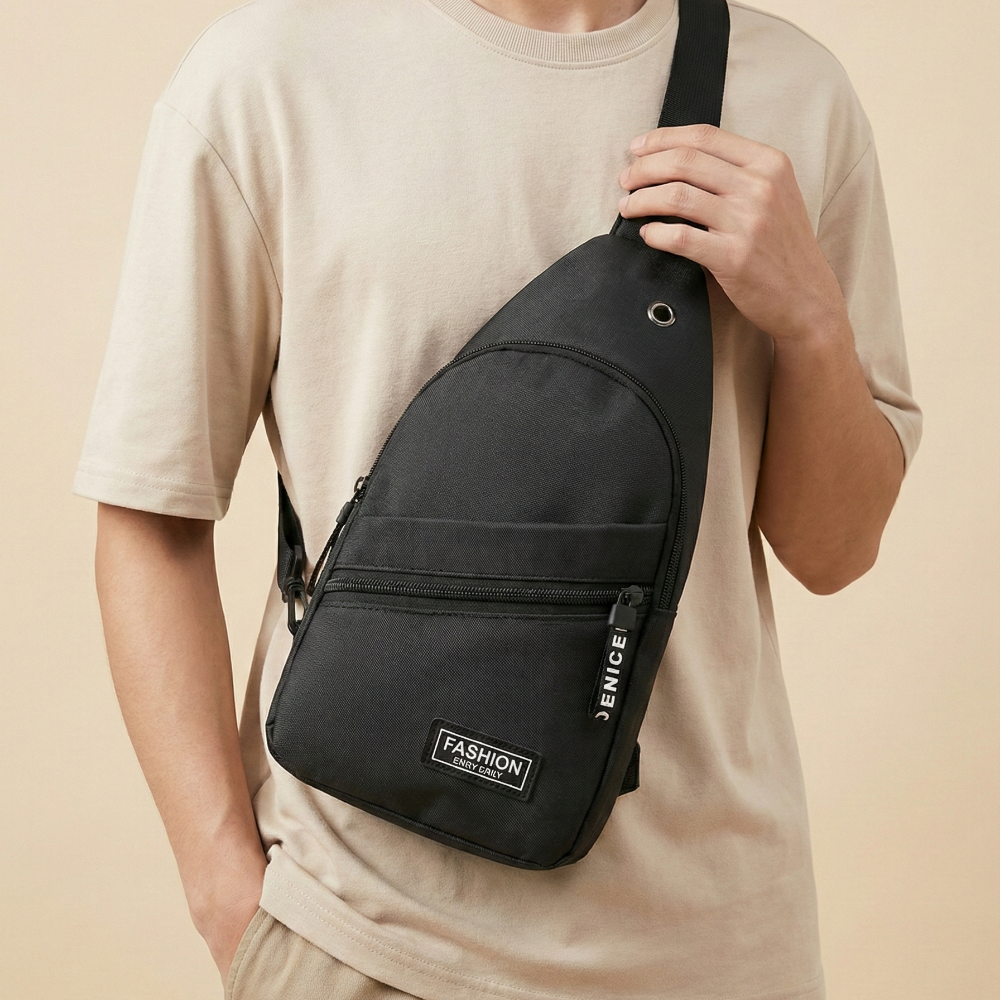 캐린 어깨 편한 데일리 슬링백 남녀공용 크로스백 경량 수납력 좋은 출퇴근 여행 가방 17,800원