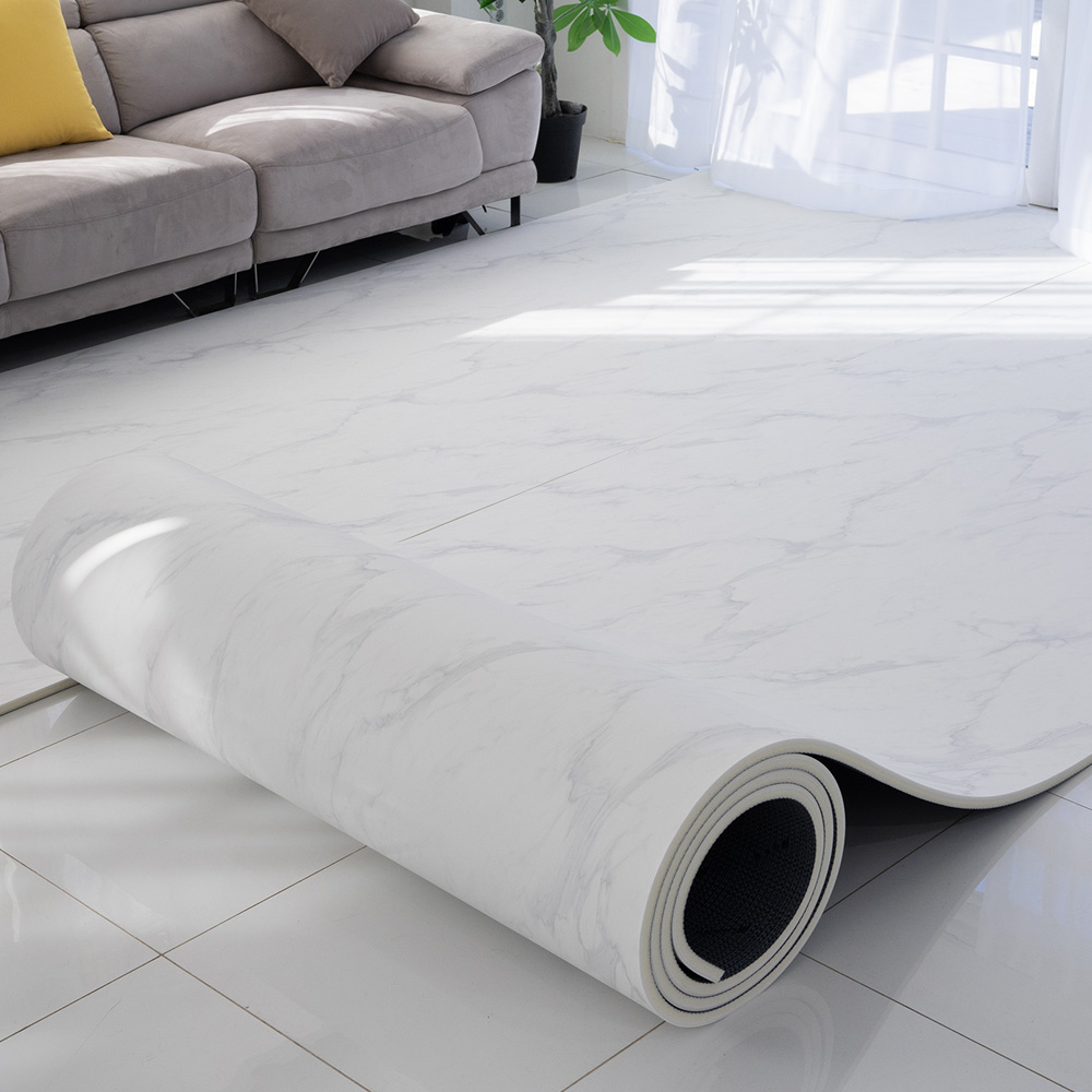 휴팡 디럭스 두께 21mm 고탄성 층간소음 방지 PVC 롤매트 유아 어린이 놀이방매트, 퓨어 마블 56,900원