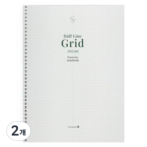 모닝글로리 3500 반반 그리드 연습장 좌철 4,830원