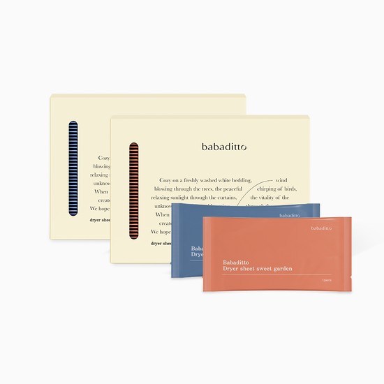 바바디토 깨끗한 건조기시트 (코튼블랑향/스위트가든향) 20,000원