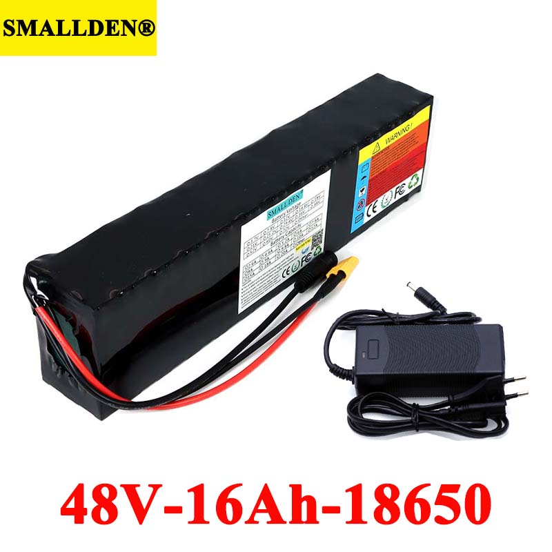 전기 자전거 배터리 SMALLDEN-48V 16000mAh E-자전거 배터리 18650 13S 16Ah 리튬 이온 배터리 팩, 자전거 140,900원