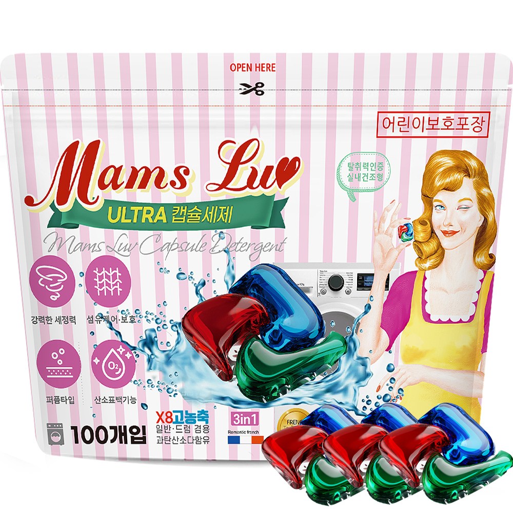 맘스럽 울트라 파우치 캡슐세제 10,460원