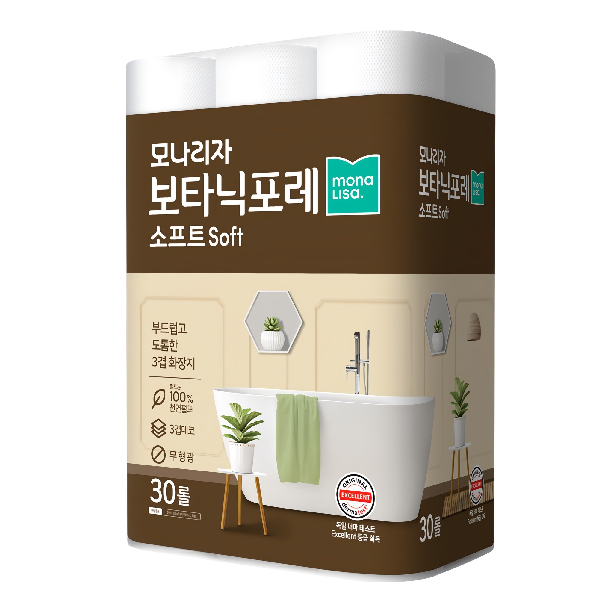 모나리자 보타닉포레 소프트 천연펄프 화장지 13,400원