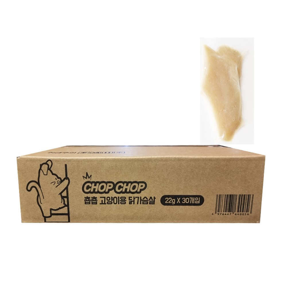 춉춉 고양이 닭가슴살 22g * 30개입 1박스 11,500원