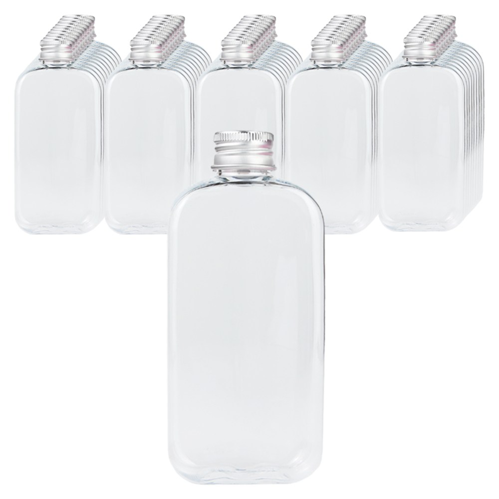 가인글로벌 납작페트250 페트병 + 실버(알루미늄캡) 음료 페트용기, 50개, 250ml 35,200원