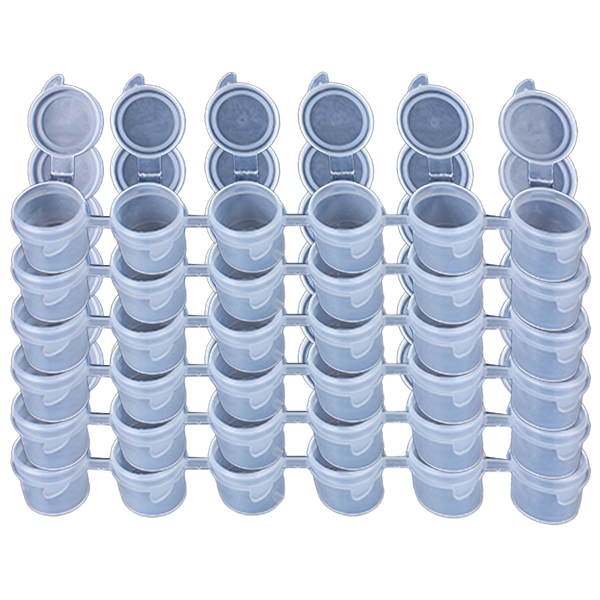 코히모 일회용 6구 소분량 휴대용 물감통 투명 3W076, 6칸, 20개 6,700원