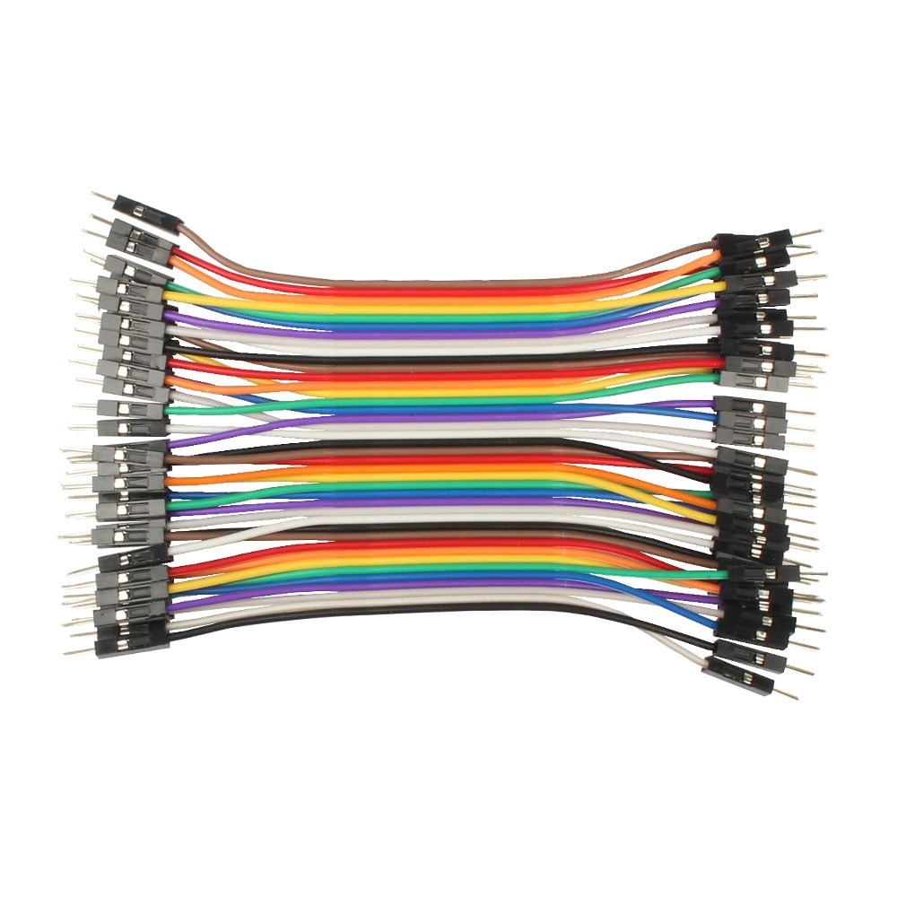 아두이노 40핀 무지개점퍼선 10cm 수수 DM756, 1세트 1,130원