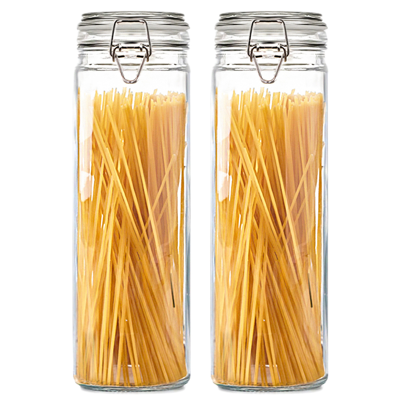 헬로키친 다용도 밀폐 유리병 슬림형 2100ml, 2개, 단품 14,500원