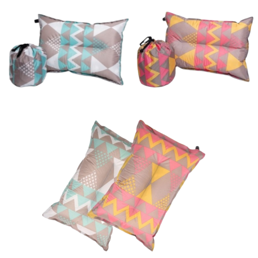 에어베개 자충식 캠핑용 자동 공기주입 야외용 방수베개 15,400원