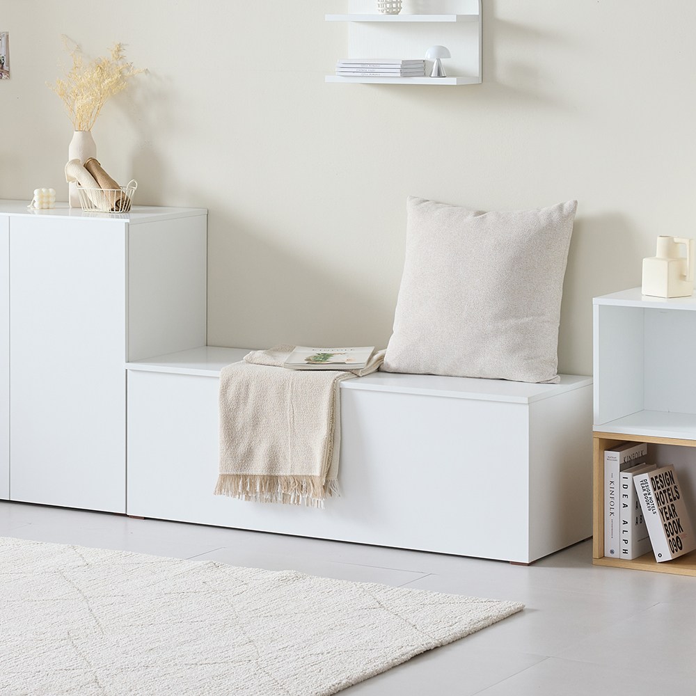 몬트디자인 담소 1200 수납 벤치 의자 낮은수납장 4colors 91,000원