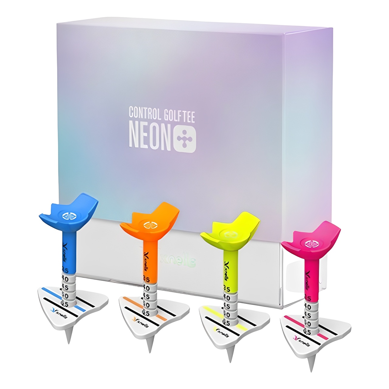 엑스넬스 컨트롤 골프티 네온플러스 4종 세트, 네온그린 + 네온핑크 + 네온오렌지 + 네온블루, 1세트 25,900원