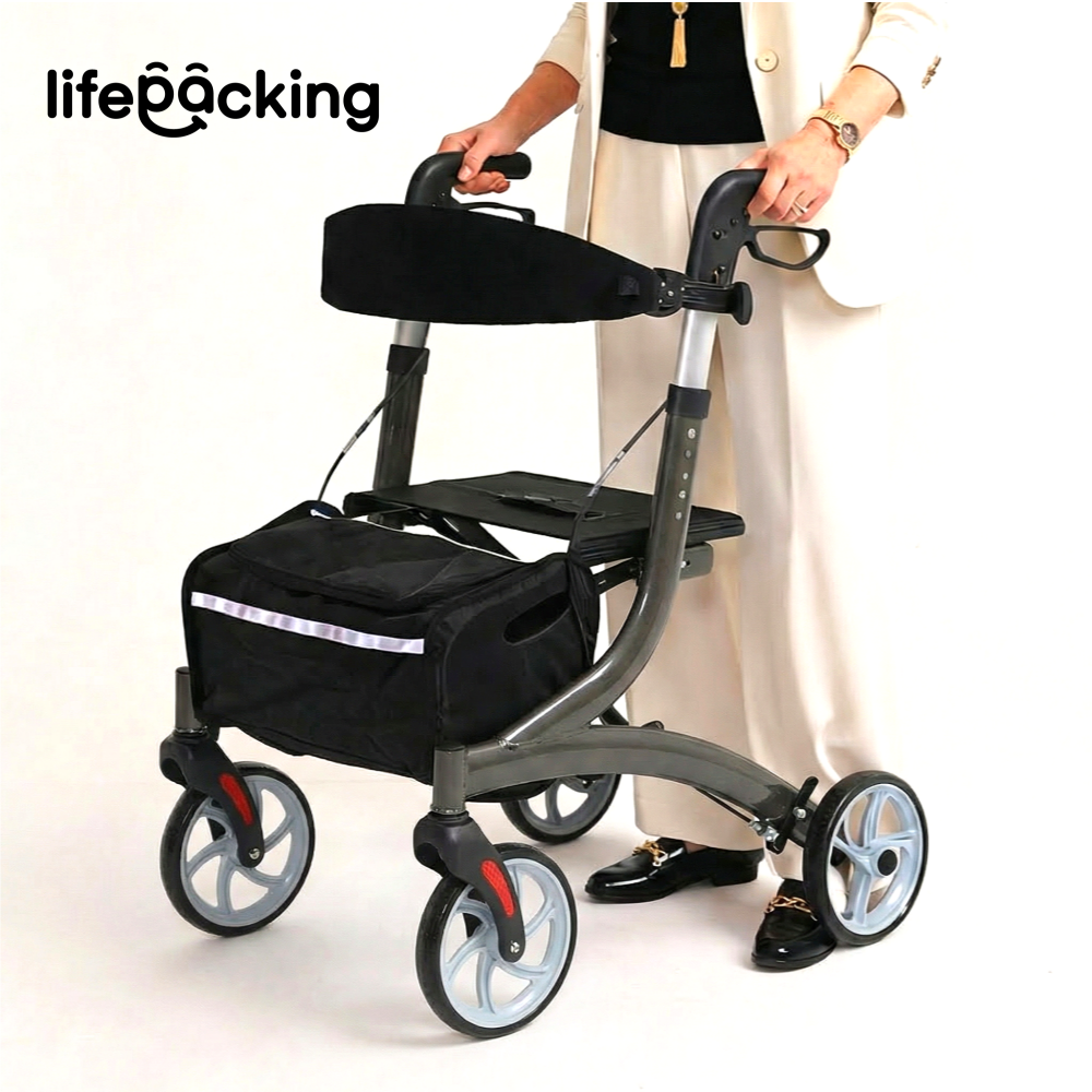 노인 보행보조기 어르신 보행기 실버카 할머니 유모차 롤레이터 CA8860, 1개 198,000원