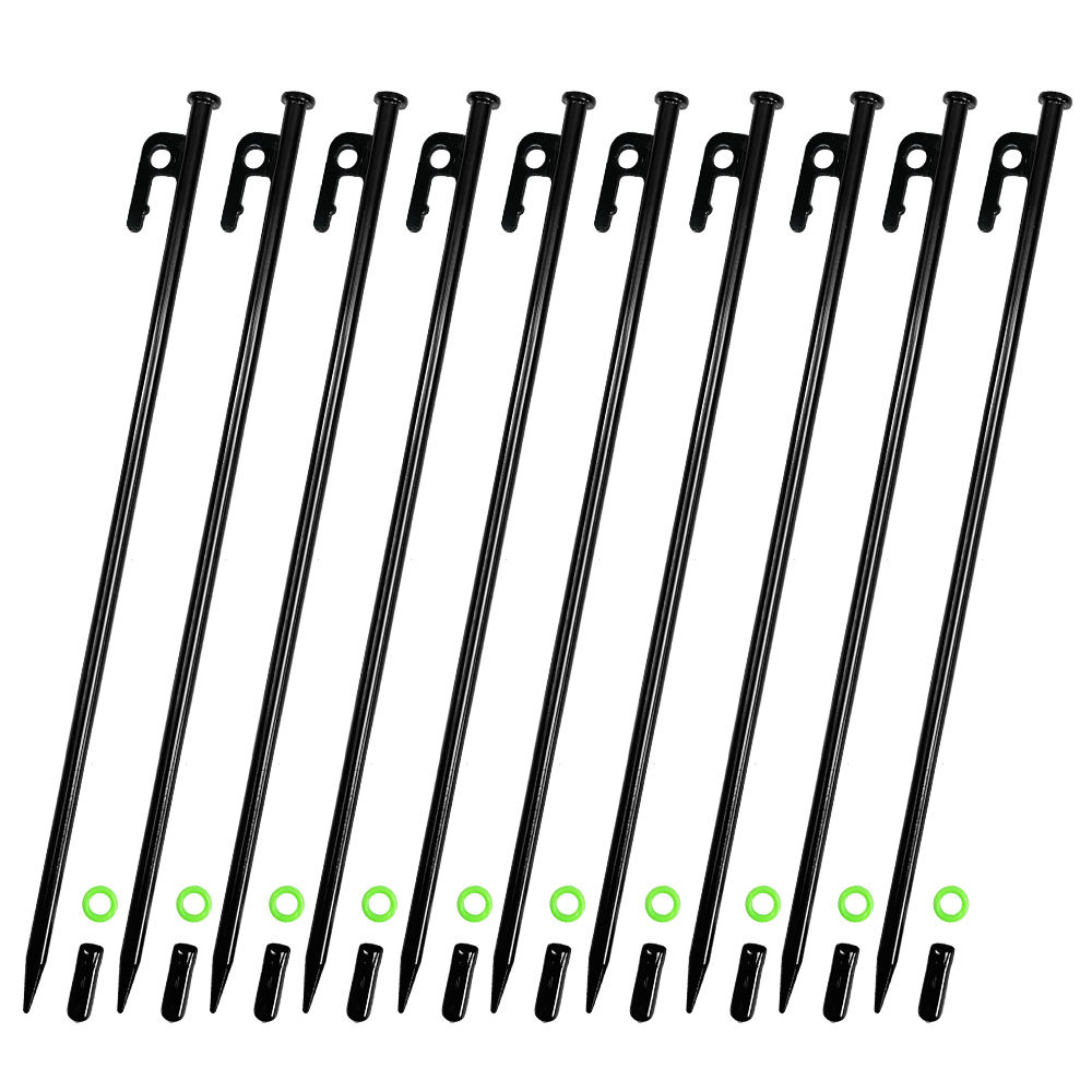 캠핑 고강도 단조팩 40cm 10개 텐트 타프 핑거 팩 12,000원