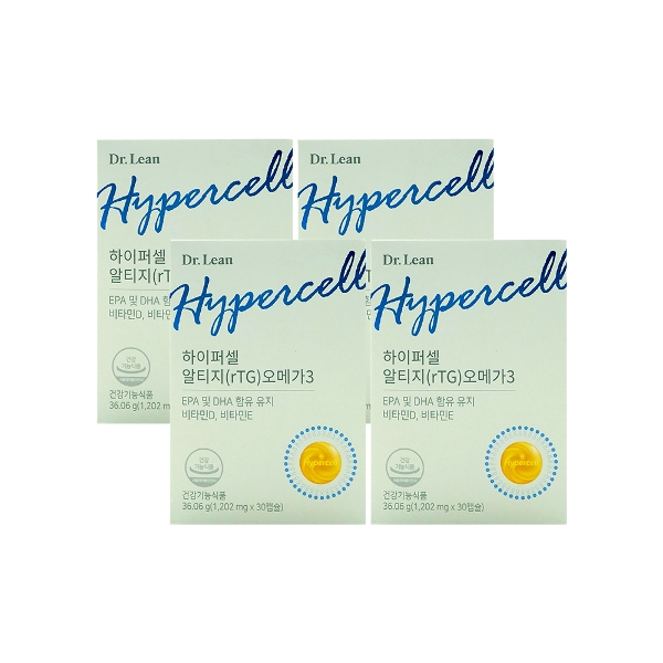 닥터린 송중기 하이퍼셀 알티지 rTG 오메가3 30캡슐 4개월 47,280원