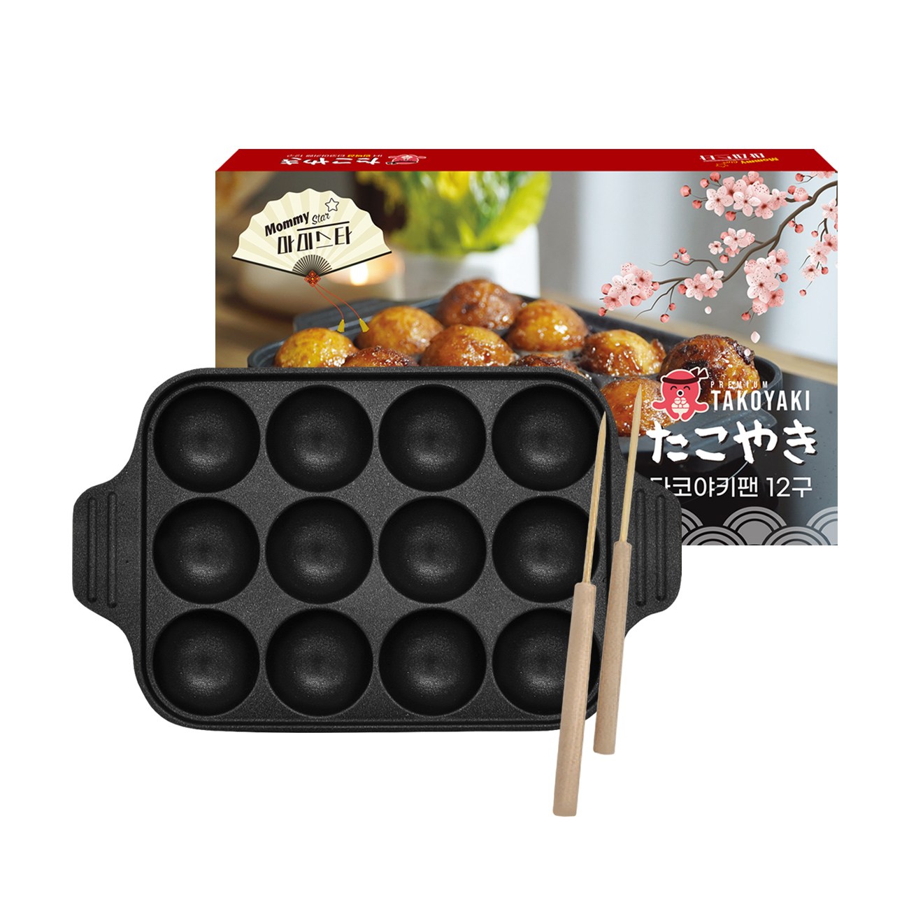 타코야키만들기 후라이팬 IH 인덕션 타코야끼팬 (12구) 31,100원