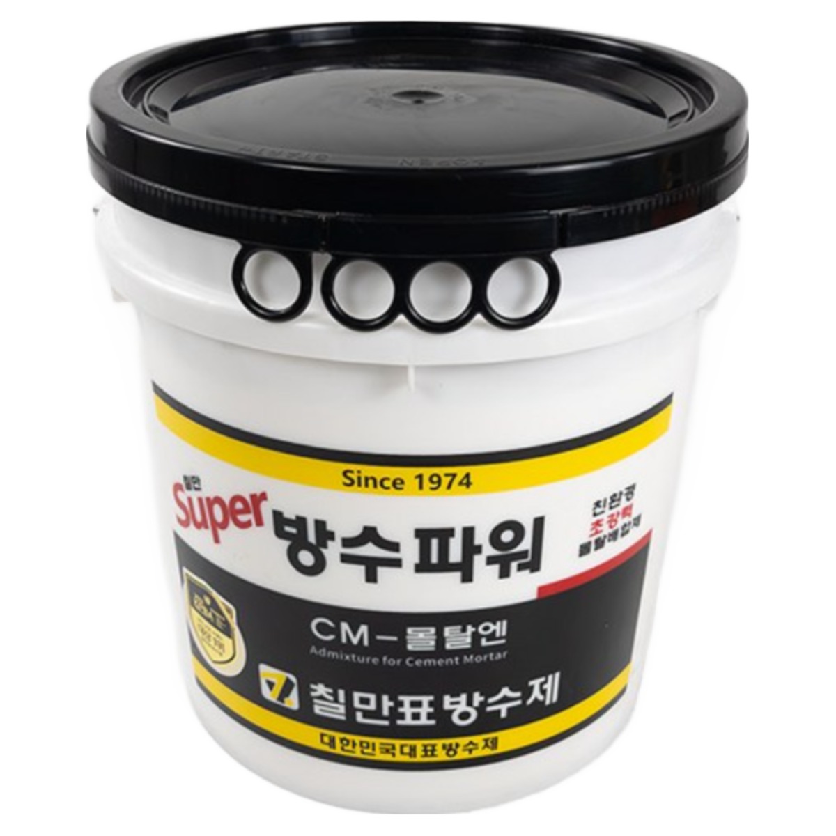 칠만표 슈퍼 방수파워 바닥 몰탈 방수제 기초 균열 보수 CM-몰탈엔, 1개 63,500원