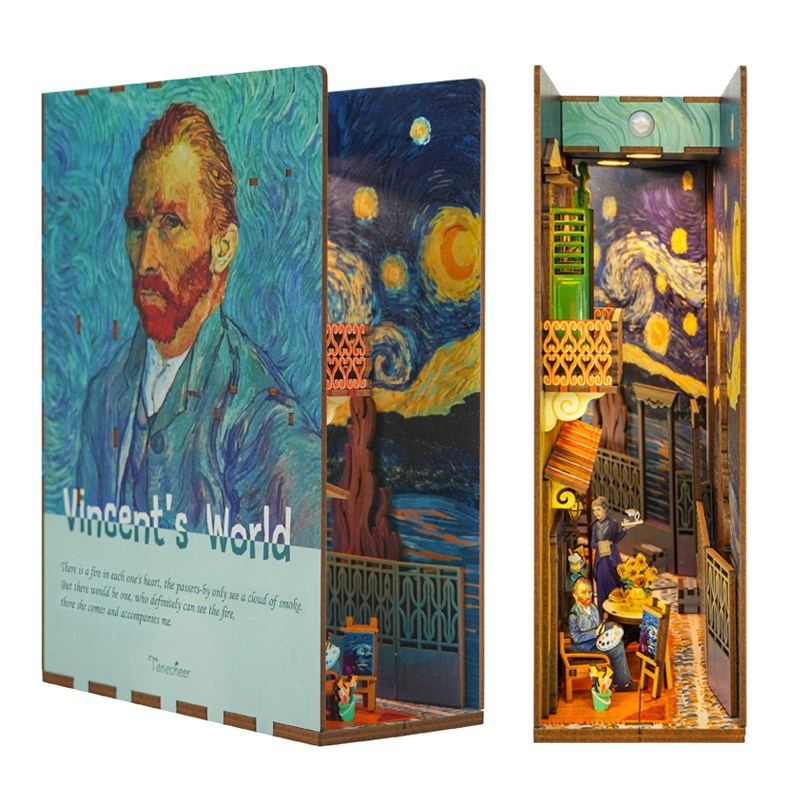 핸즈크라프트 DIY 북엔드 북눅 책꽂이 미니어처 빈센트의 세계 42,800원