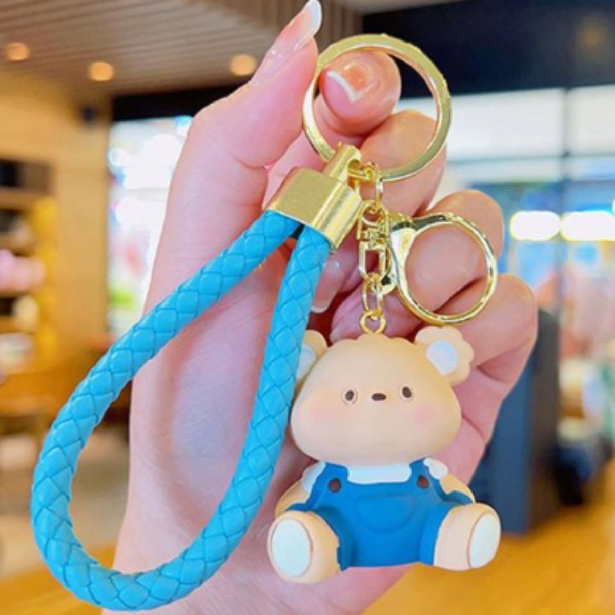 귀여운 동물농장 친구들 키링 4종 / 키덜트 악세사리, 1개, 블루곰 7,500원