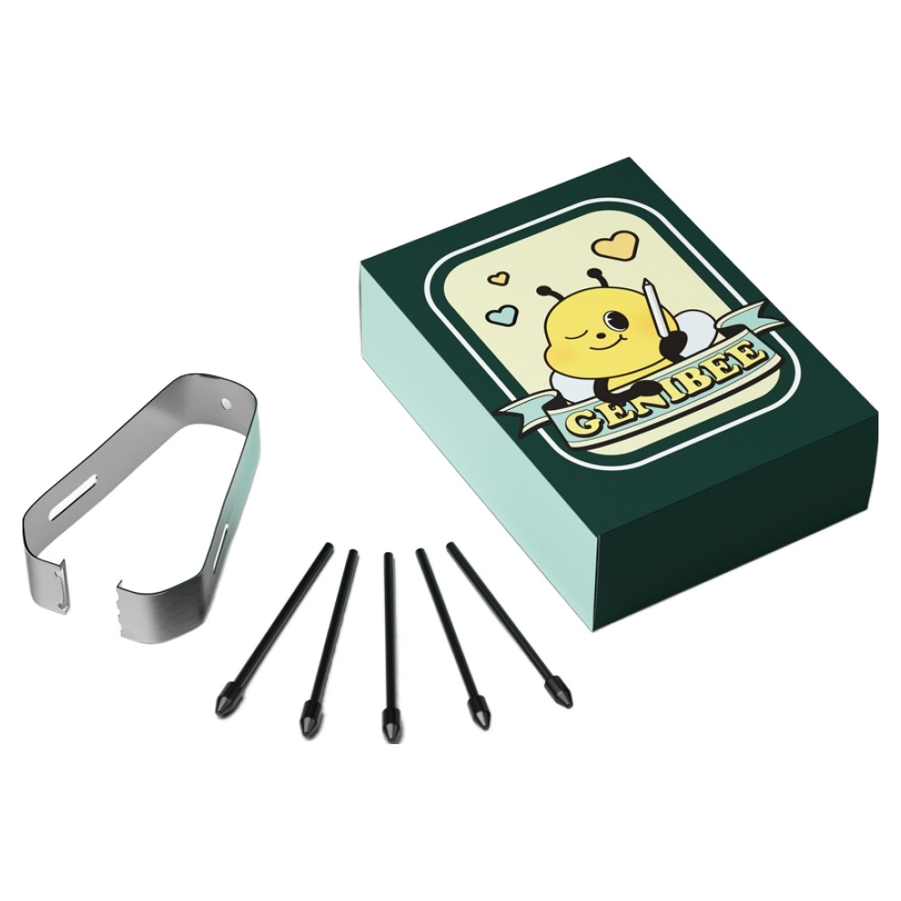 지니비 베이직 S펜 펜촉 블랙폼 기본촉 와콤 호환 5p + 교체용 집게 세트 4,000원