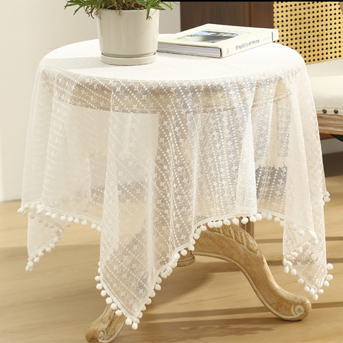 GUNU 홈카페 인테리어 촬영 소품 레이스 테이블보, 타입C, 1개, 90 x 90 cm 6,680원