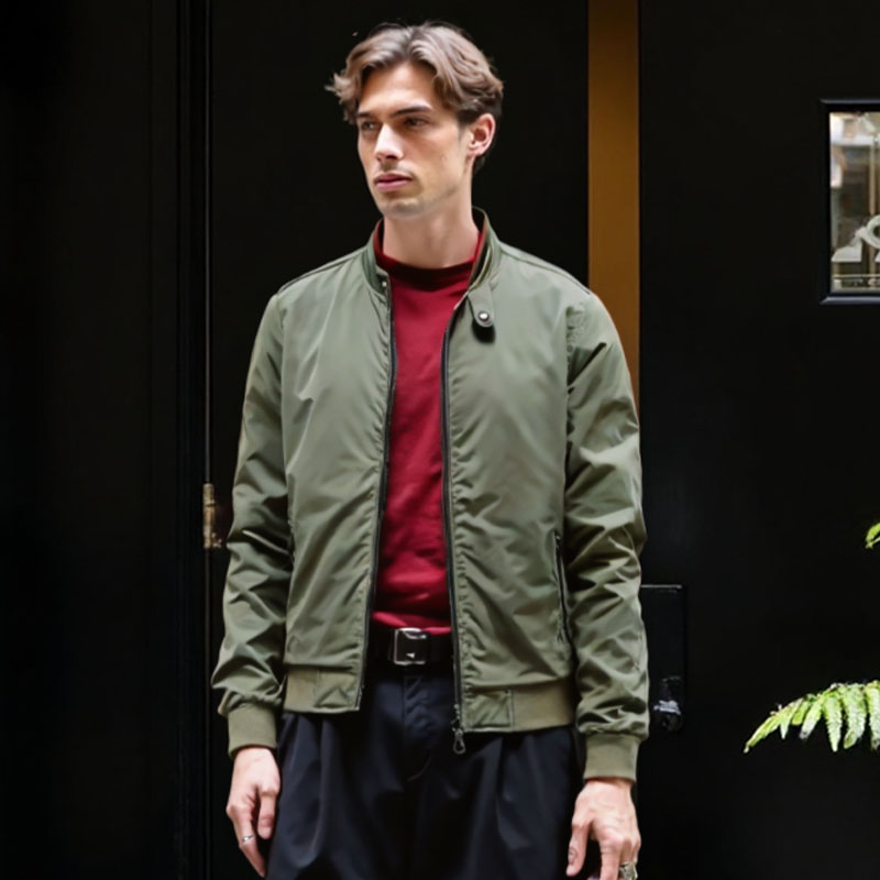 EARON 바람막이 카라 항공점퍼 블루종 자켓 54,800원