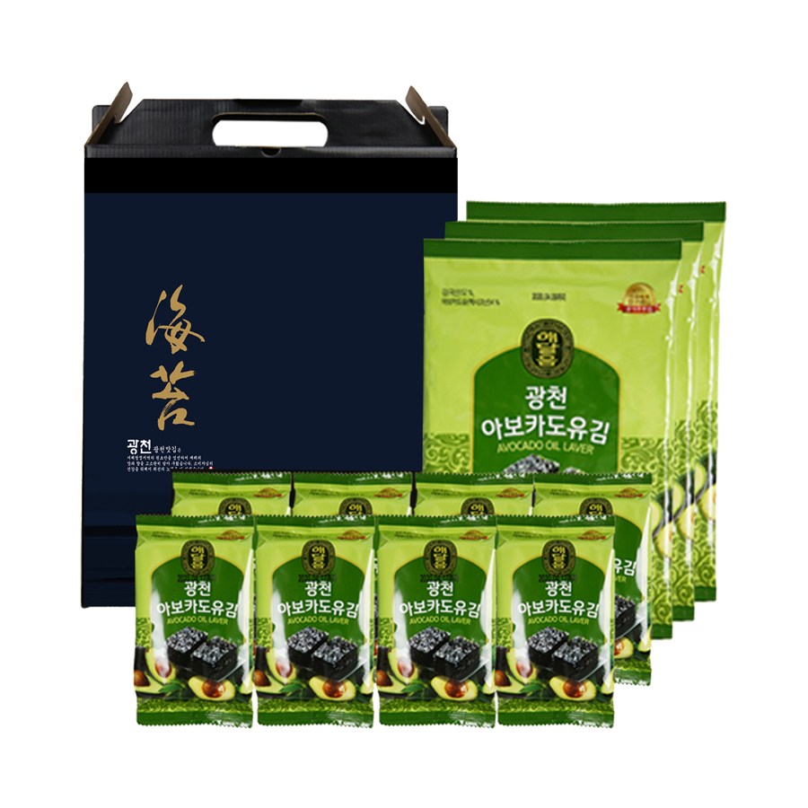 광천 해달음 아보카도유 도시락김 7,500원