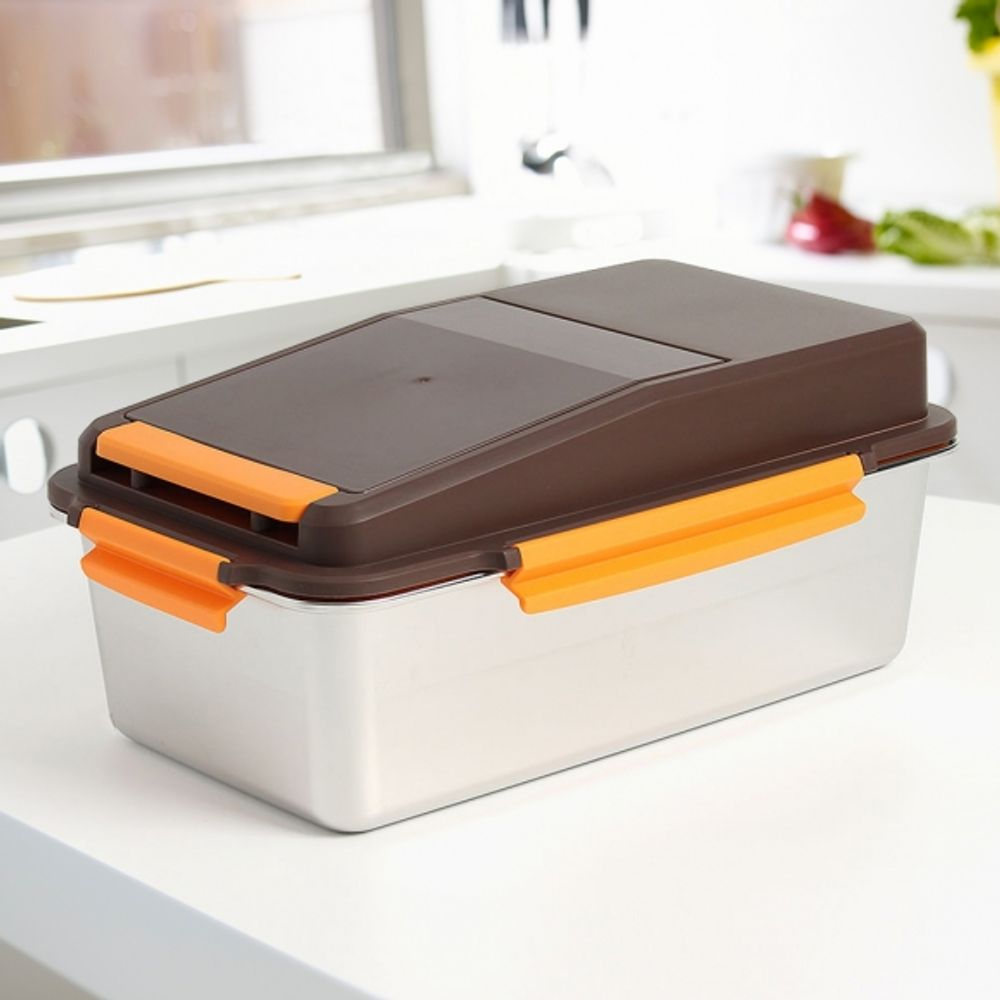 5kg쌀보관용 밀폐 스텐용기 주방쌀통 93,300원