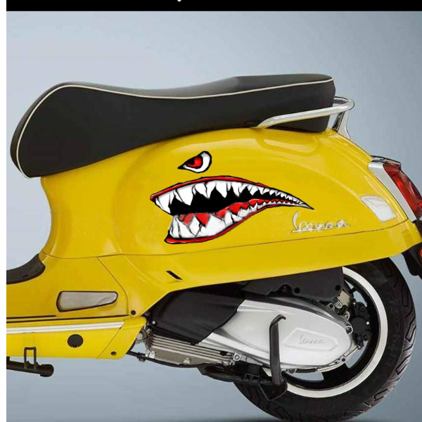 베스파 상어 스티커 오토바이스티커 방수 반사 베스파용품 카킹즈(호환) 25,000원