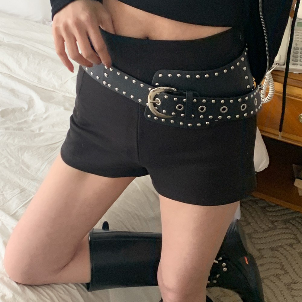 블루씨티 빅 도우치 찡 스터드 와이드 레더 벨트 20,900원