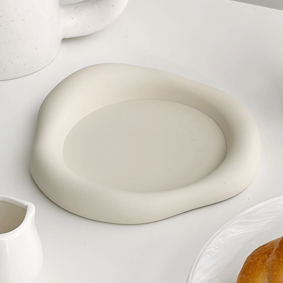 데미무드 포밍 실리콘 코스터, 화이트, 1개 4,900원