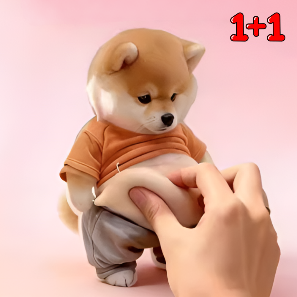 1+1 강아지 문콕방지 스티커 시바견 뱃살 말랑말랑 자동차 냉장고 충돌 방지 9,900원