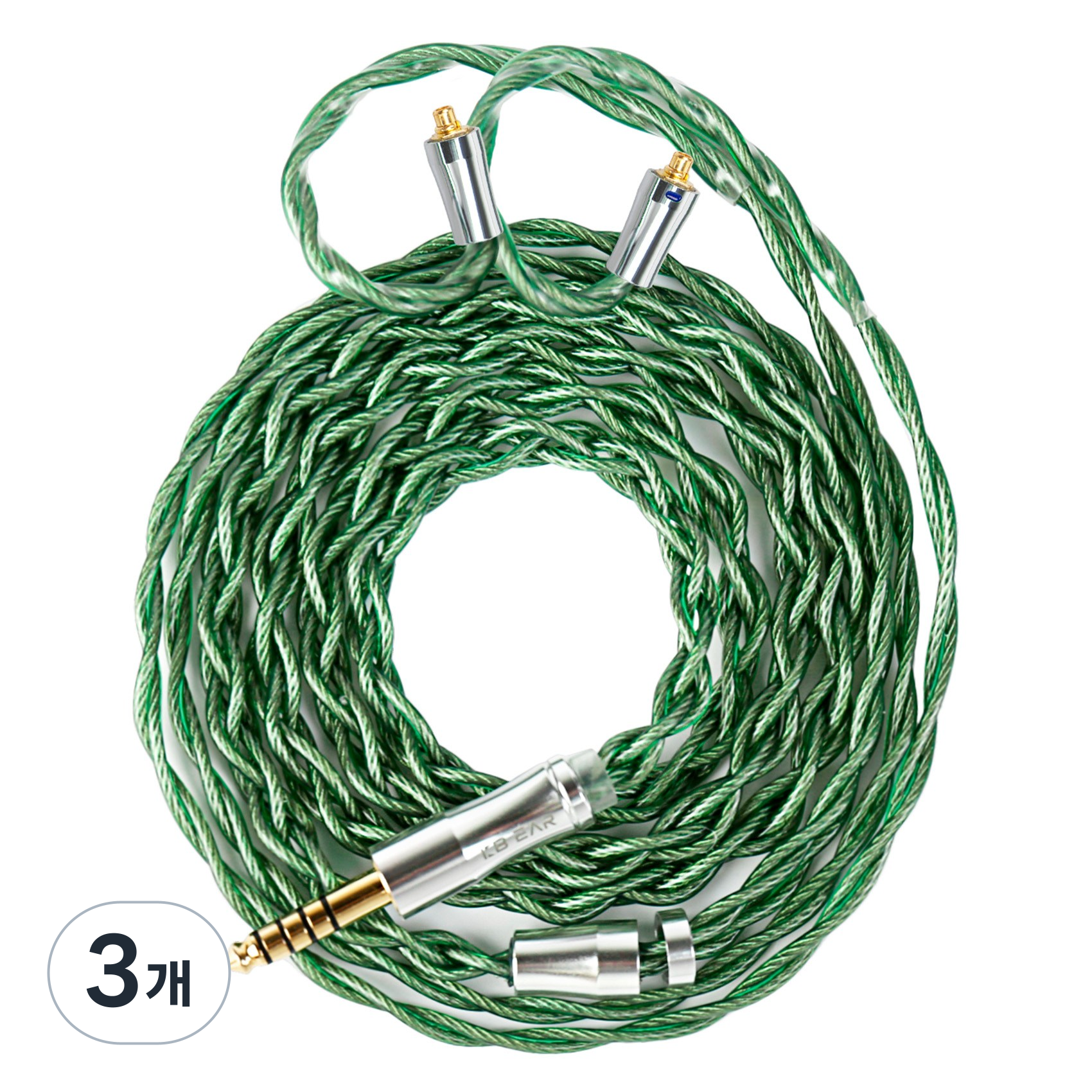 Keephifi KBEAR 청강선 실버 도금 고순도 구리 HiFi 이어폰 업그레이드 케이블,For KZ TRN TANGZU 수월우, 3개 73,480원
