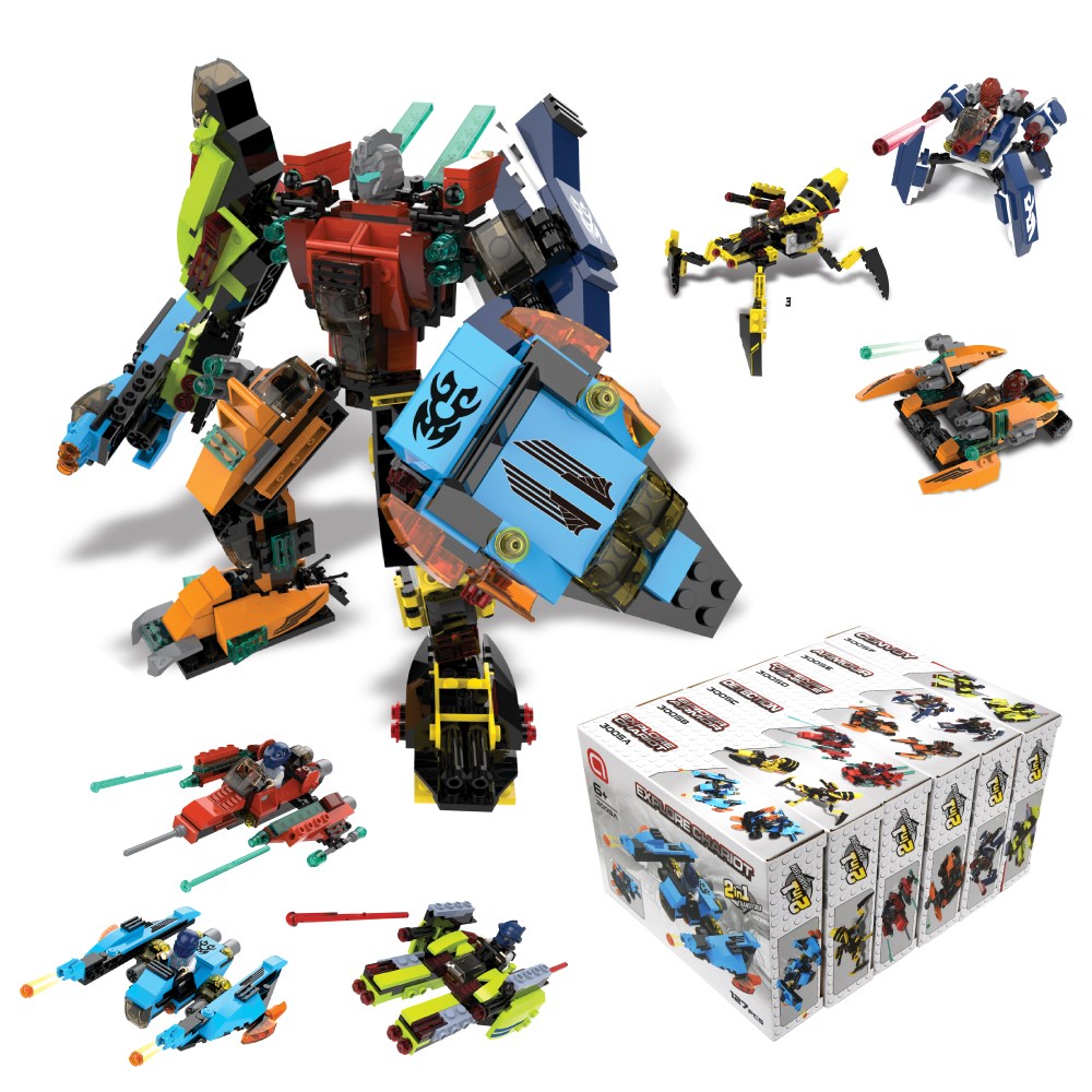 스페이스 마린 변신 로봇 합체블럭 6종세트, 혼합색상, 1세트 24,900원