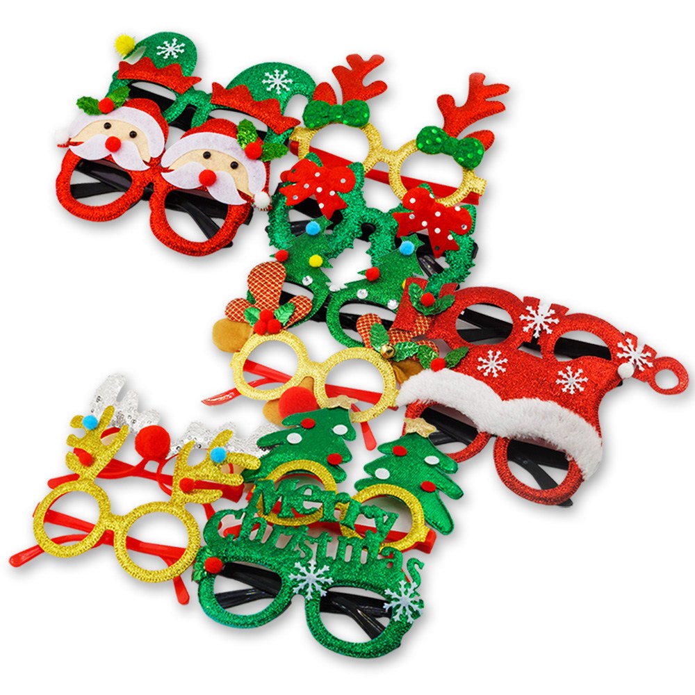 유스툴 크리스마스 파티 산타 루돌프 안경 소품 4종 9,900원