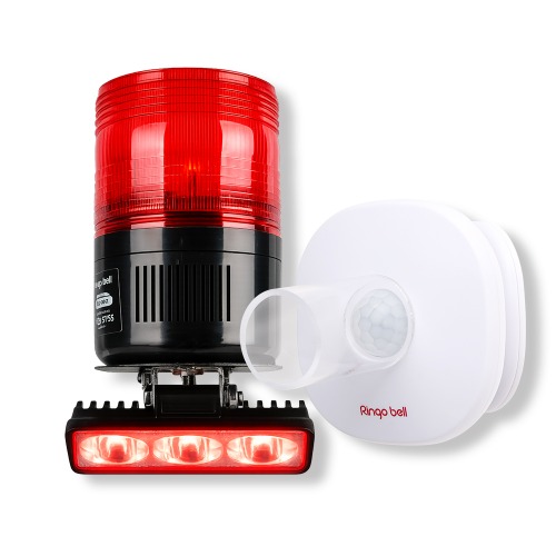 지게차 충돌방지 라이트빔 음성경광등 동작감지 센서벨 세트 산업안전 사고예방 287,000원