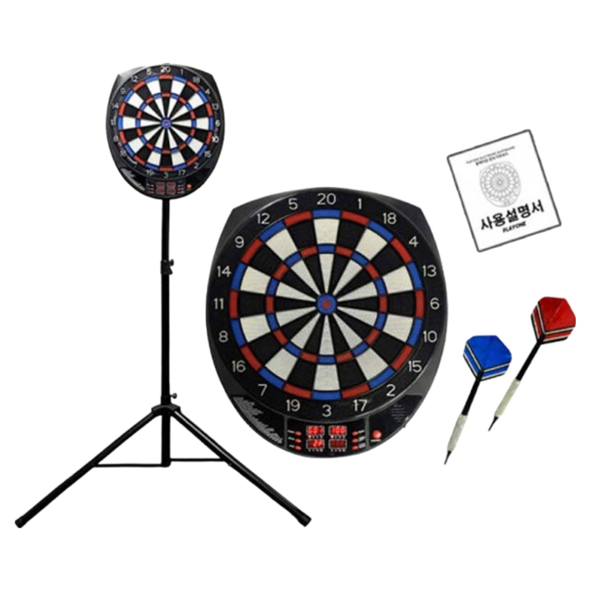 플레이원 전자다트 경기용 풀세트 스탠드 포함 290,000원