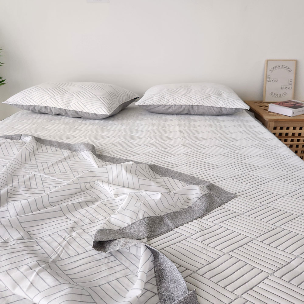 아이스셀 듀라론 휴비스 기능성 냉감 패드 아쿠아 모달 밴딩 스프레드 쿨링 시원한 이불 차가운 여름 침구 밴드형 슈퍼 싱글 퀸 라지킹 이스턴킹 킹 사이즈 5070 4060 베개 세트 95,700원